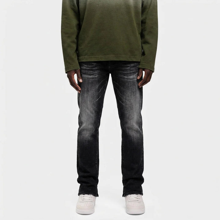 RIVERO - SHADOW SLIGHTLY SPLIT WASHED DENIM