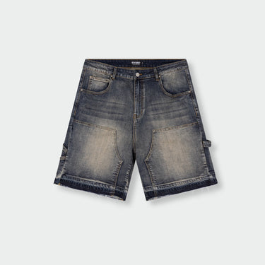 RIVERO - WORKER DENIM SHORTS MIDNIGHT BLUE