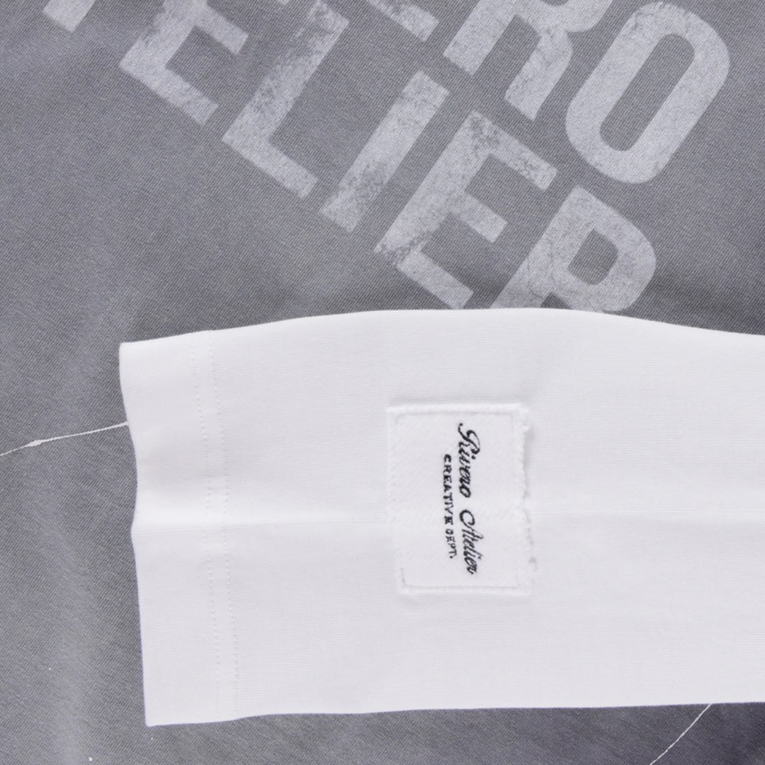 RIVERO - FADE ARTIFACT ASH DOUBLE LAYERED TEE