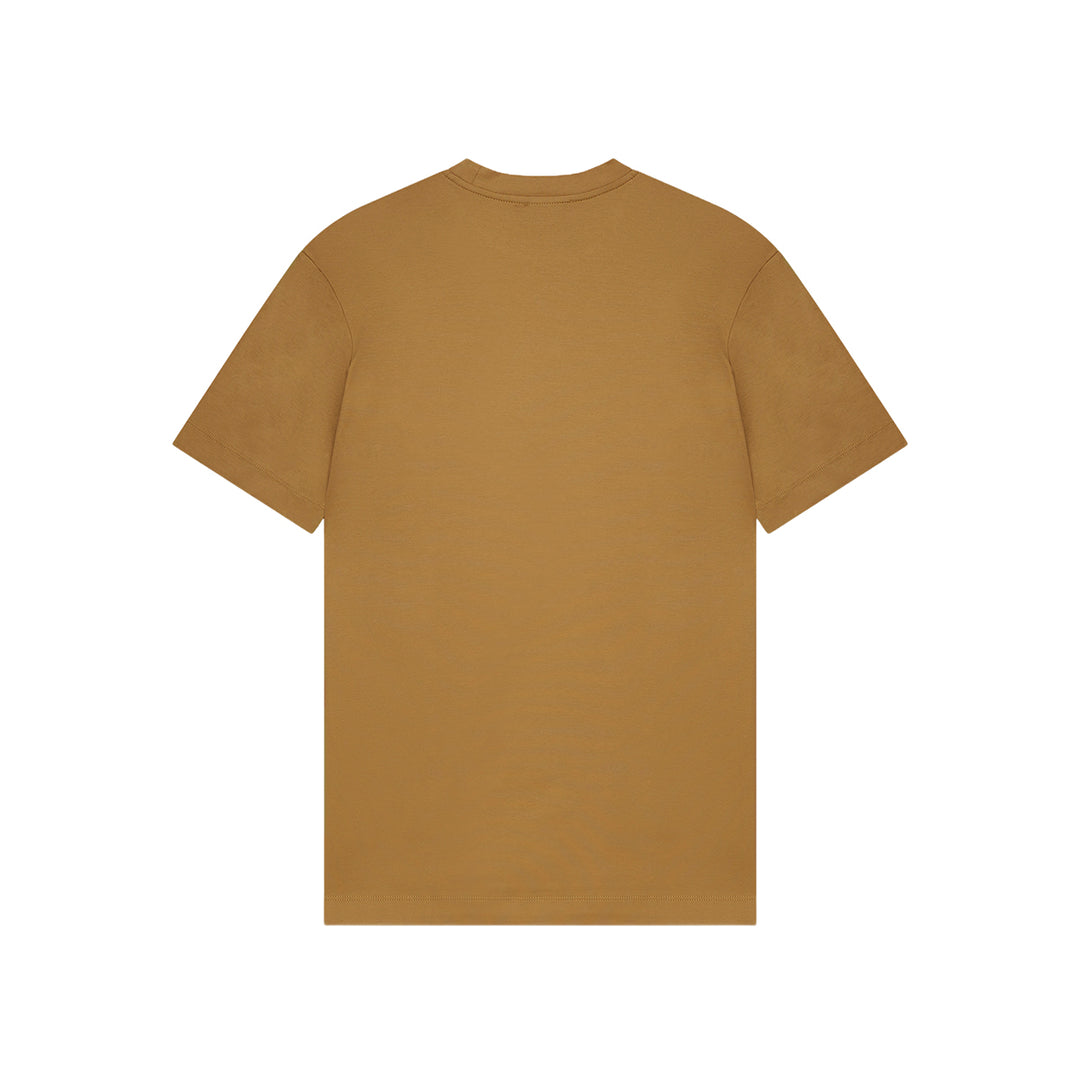 VALENZA - INTERLOCK SUPIMA T-SHIRT DARK GOLD