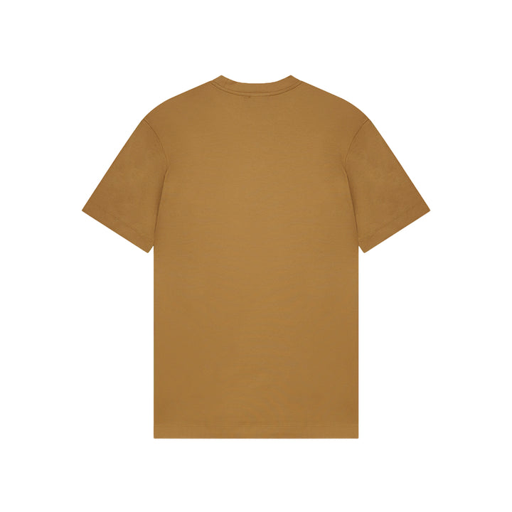 VALENZA - INTERLOCK SUPIMA T-SHIRT DARK GOLD
