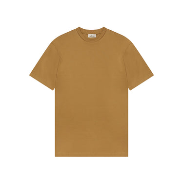 VALENZA - INTERLOCK SUPIMA T-SHIRT DARK GOLD