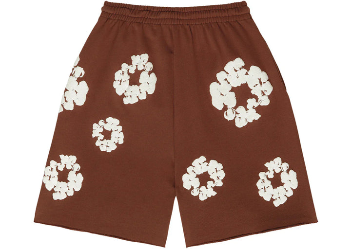 DENIM TEARS - THE COTTON WREATH SHORT BROWN