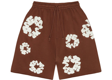 DENIM TEARS - THE COTTON WREATH SHORT BROWN
