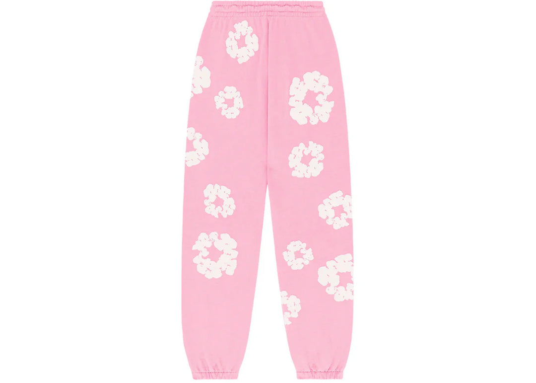 DENIM TEARS - THE COTTON WREATH SWEATPANTS PINK
