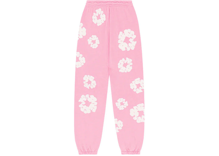 DENIM TEARS - THE COTTON WREATH SWEATPANTS PINK