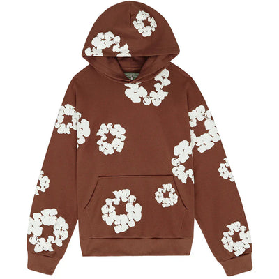 DENIM TEARS - THE COTTON WREATH HOODIE BROWN
