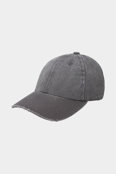 RIVERO - REPAIR DISTRESSED CAP WASHED BLACK