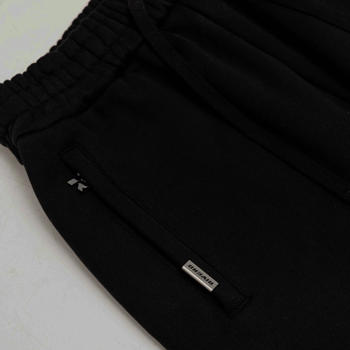 RIVERO - FRAYED ECHO JOGGER - BLACK