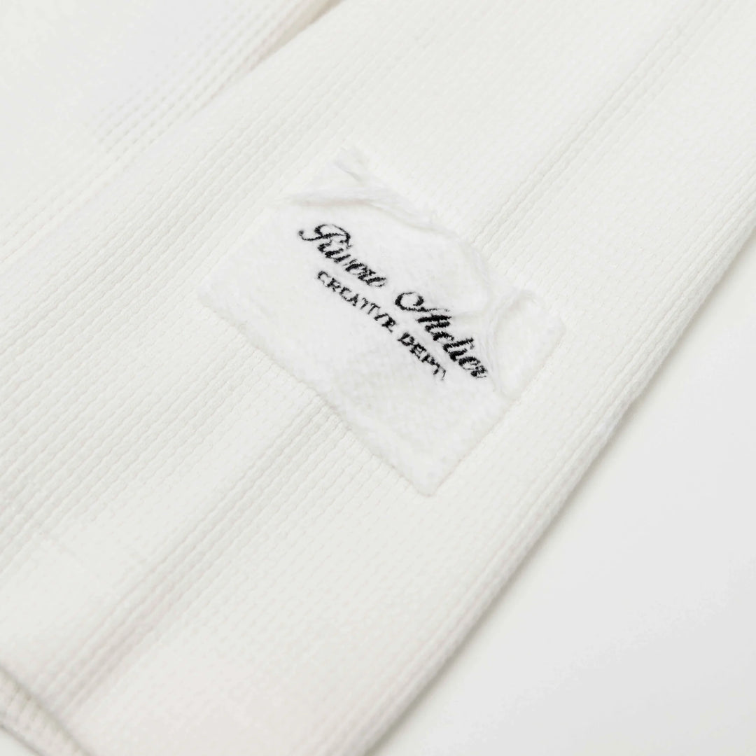 RIVERO - ART &amp; DESIGN WAFFLE LONGSLEEVE WHITE