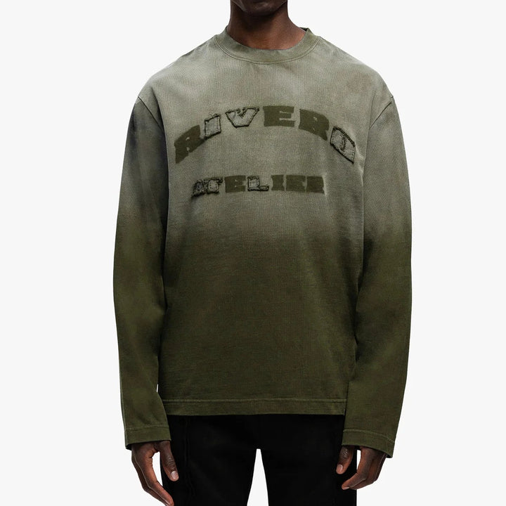 RIVERO - FOREST WASHED STATEMENT LONGSLEEVE TEE