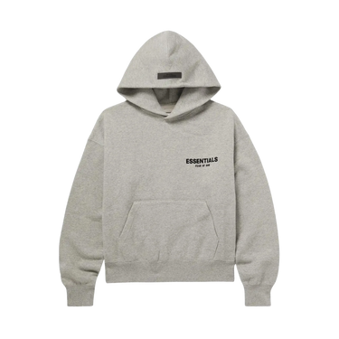 FEAR OF GOD ESSENTIALS KIDS DARK OATMEAL HOODIE (SS22)