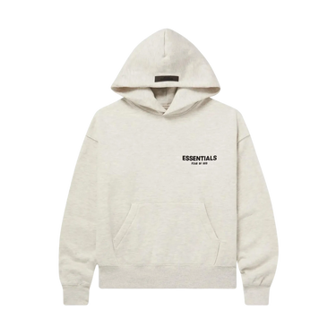 FEAR OF GOD ESSENTIALS KIDS LIGHT OATMEAL HOODIE (SS22)