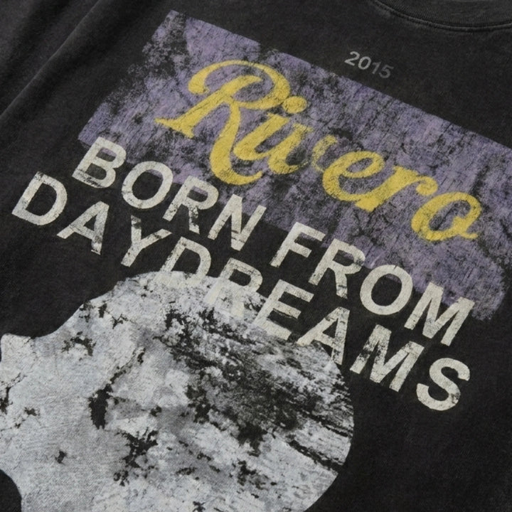 RIVERO - DAYDREAMS RAW EDGE LONGSLEEVE - WASHED BLACK