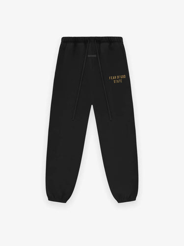 FEAR OF GOD ESSENTIALS - BLACK STATE PANTS