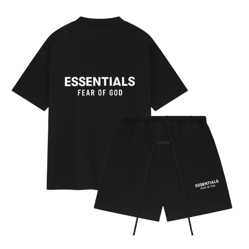 FEAR OF GOD ESSENTIALS - JET BLACK SUMMERSET