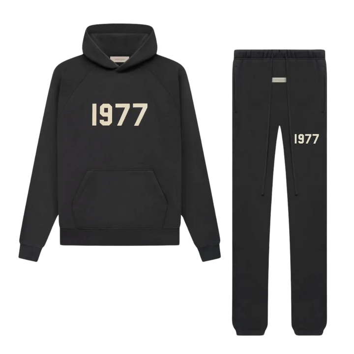 FEAR OF GOD ESSENTIALS - 1977 IRON BLACK FULL SET
