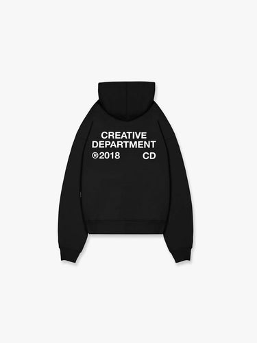 RETERNITY- CREATIVE DEPT HOODIE - BLACK