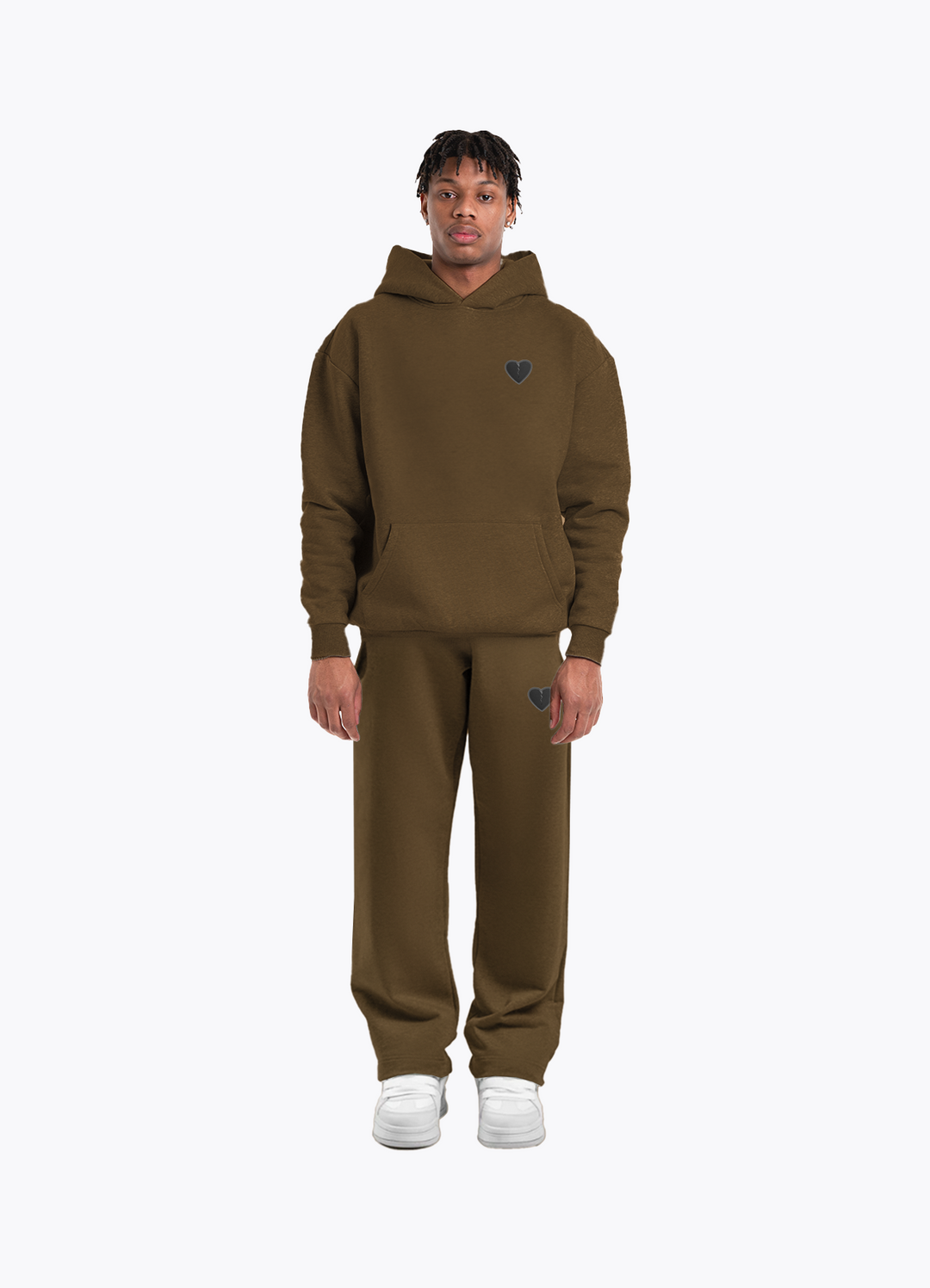 BILLION AND BEYOND - BASIC HOODIE - BROWN