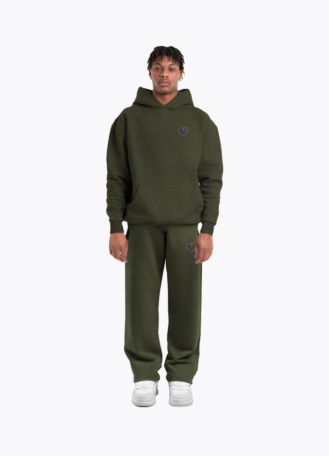 BILLION AND BEYOND - BASIC HOODIE - OLIVE