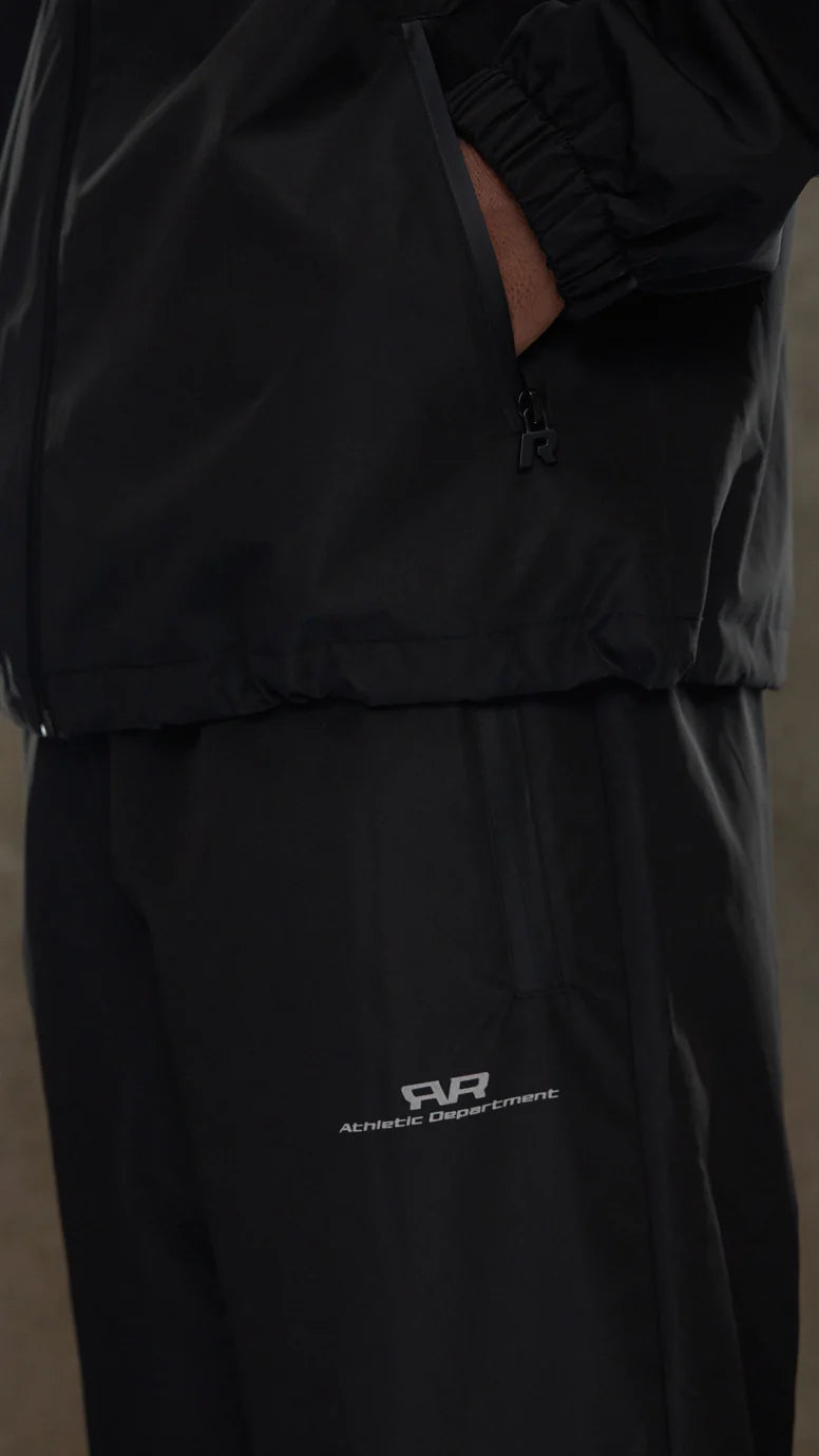 RIVERO- PHANTOM NYLON TRACKPANTS BLACK