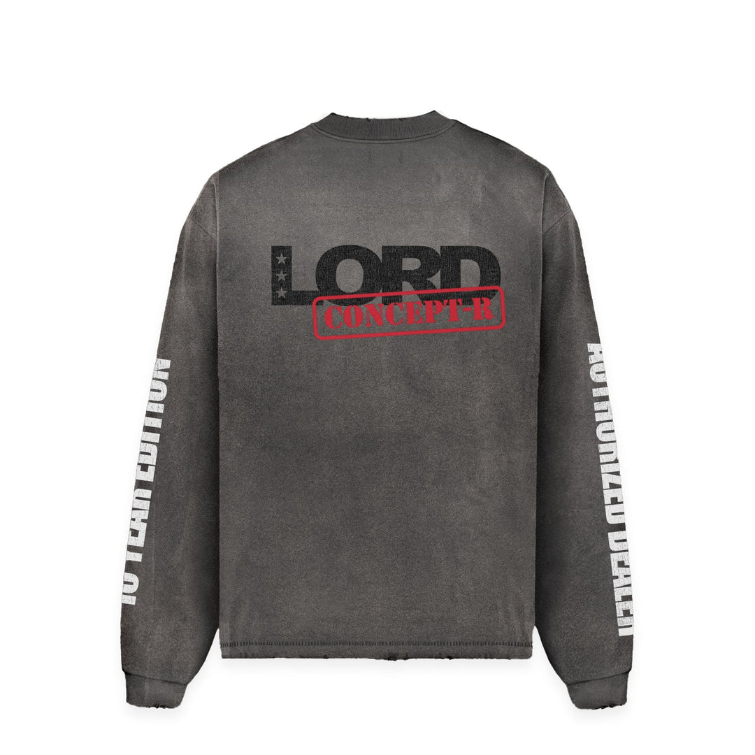 LORD CULTURE X CONCEPT R - COLLAB LONGSLEEVE - DARK GREY