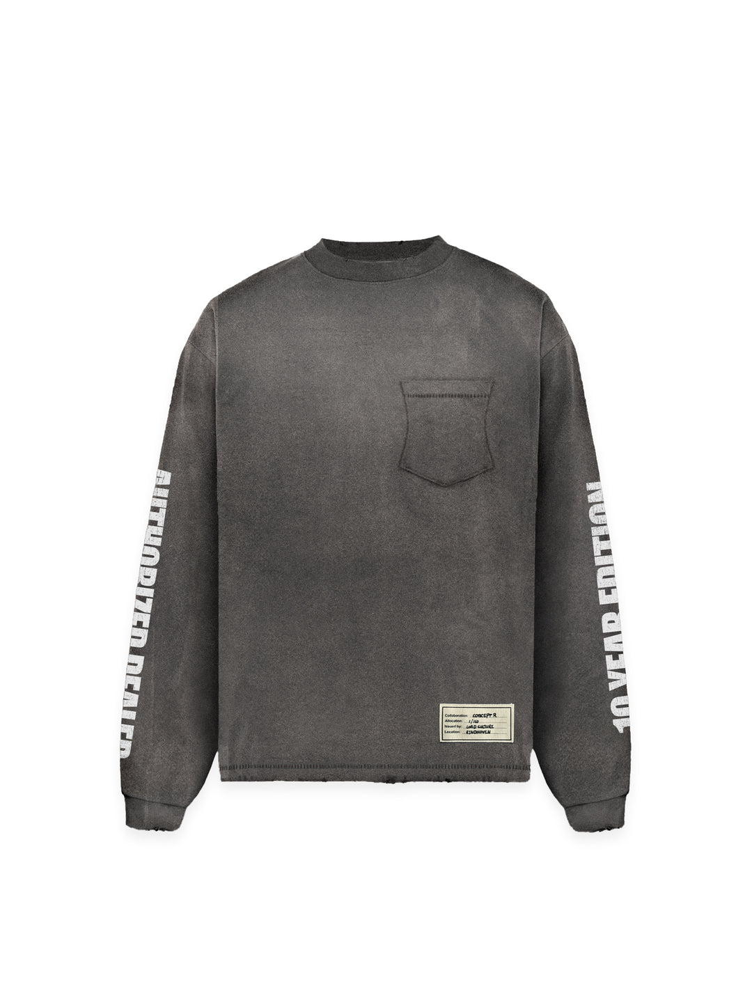 LORD CULTURE X CONCEPT R - COLLAB LONGSLEEVE - DARK GREY