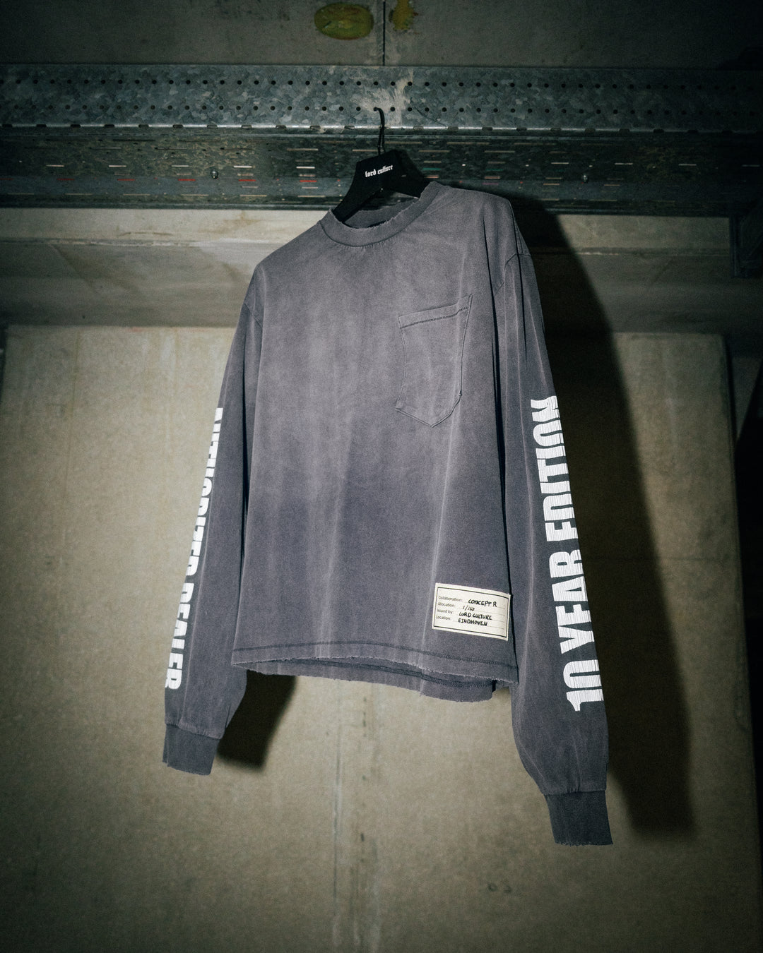 LORD CULTURE X CONCEPT R - COLLAB LONGSLEEVE - DARK GREY