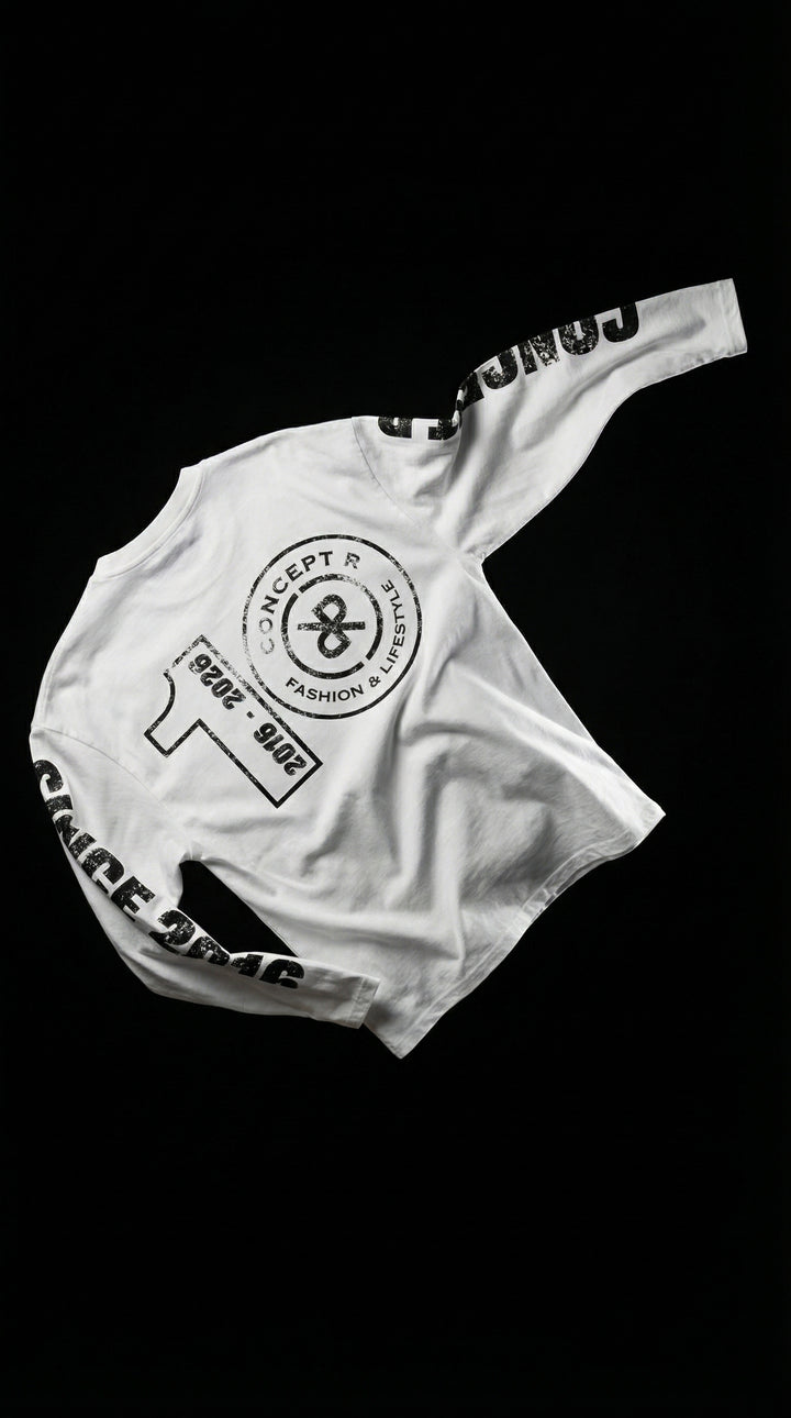 CONCEPT R - ANNIVERSARY LONGSLEEVE - WHITE