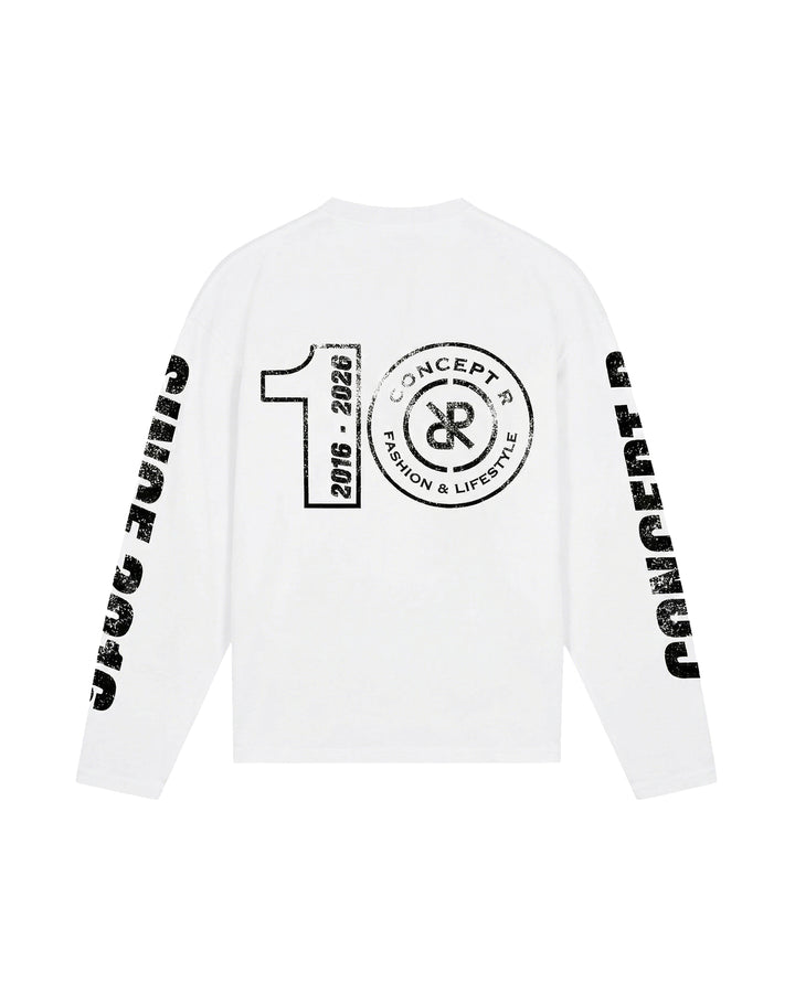 CONCEPT R - ANNIVERSARY LONGSLEEVE - WHITE