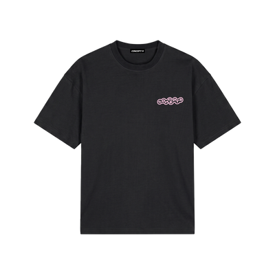 CONCEPT R - BUBBLE TSHIRT - BLACK PINK