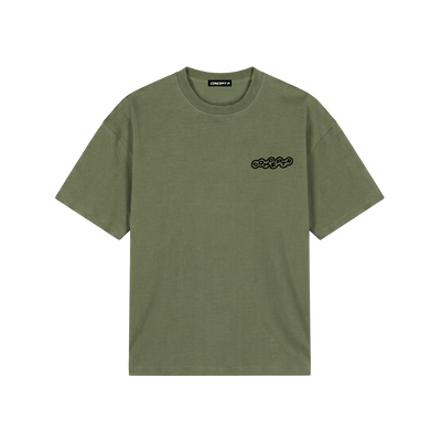 CONCEPT R - BUBBLE TSHIRT - GREEN