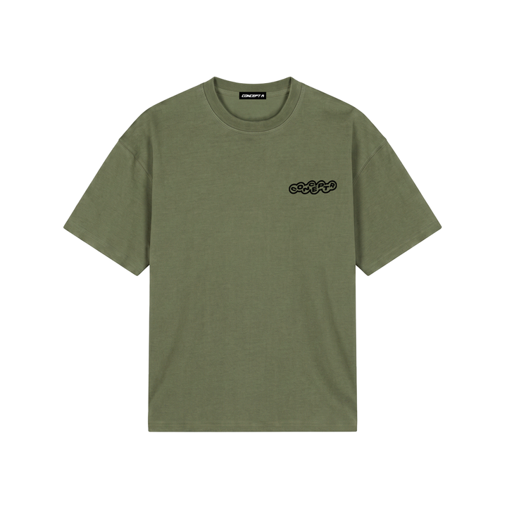 CONCEPT R - BUBBLE TSHIRT - GREEN