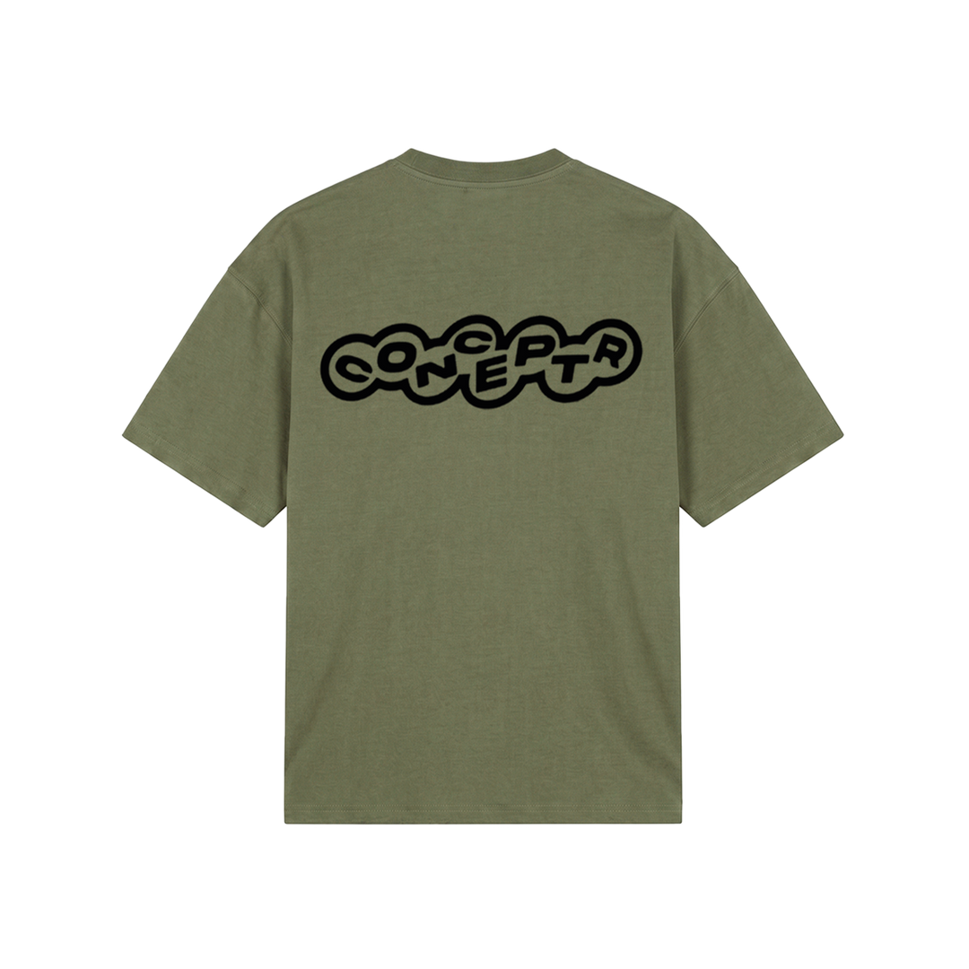 CONCEPT R - BUBBLE TSHIRT - GREEN