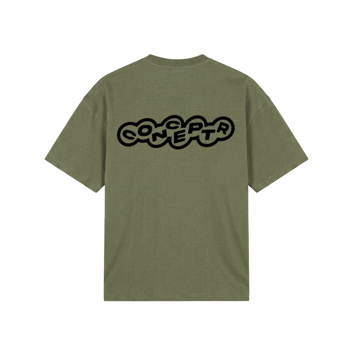 CONCEPT R - BUBBLE TSHIRT - GREEN