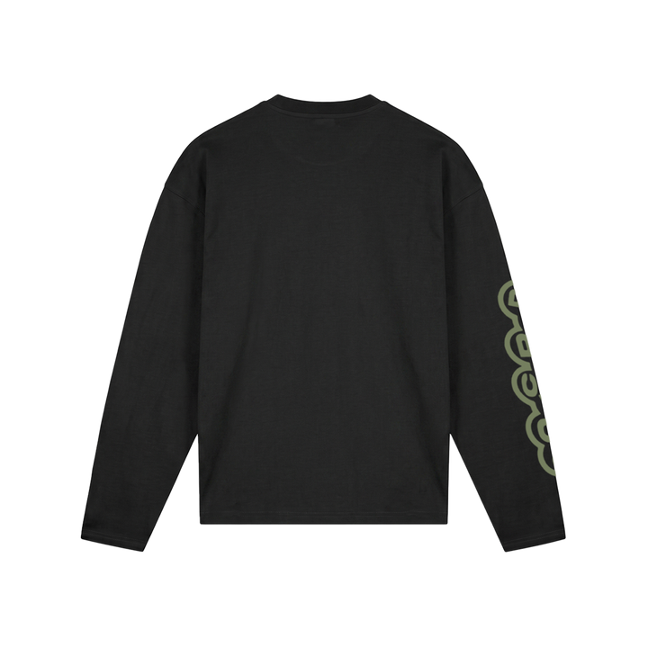 CONCEPT R - BUBBLE LONGSLEEVE - BLACK GREEN