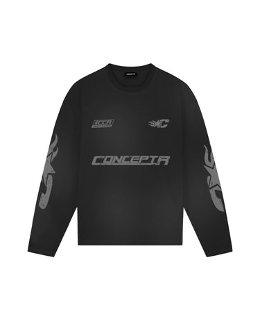 CONCEPT R - STREET LEGENDS LONGSLEEVE - BLACK ON BLACK