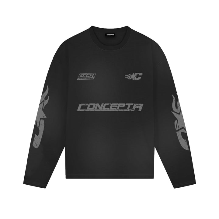 CONCEPT R - STREET LEGENDS LONGSLEEVE - BLACK ON BLACK