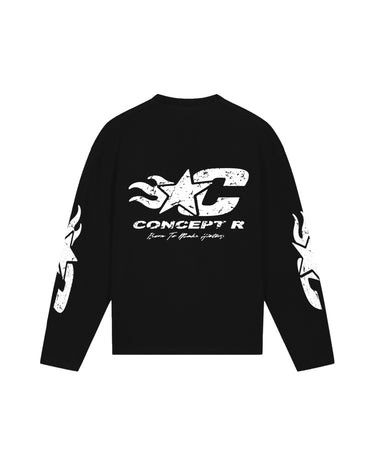 CONCEPT R - BORN TO INSPIRE LONGSLEEVE - BLACK