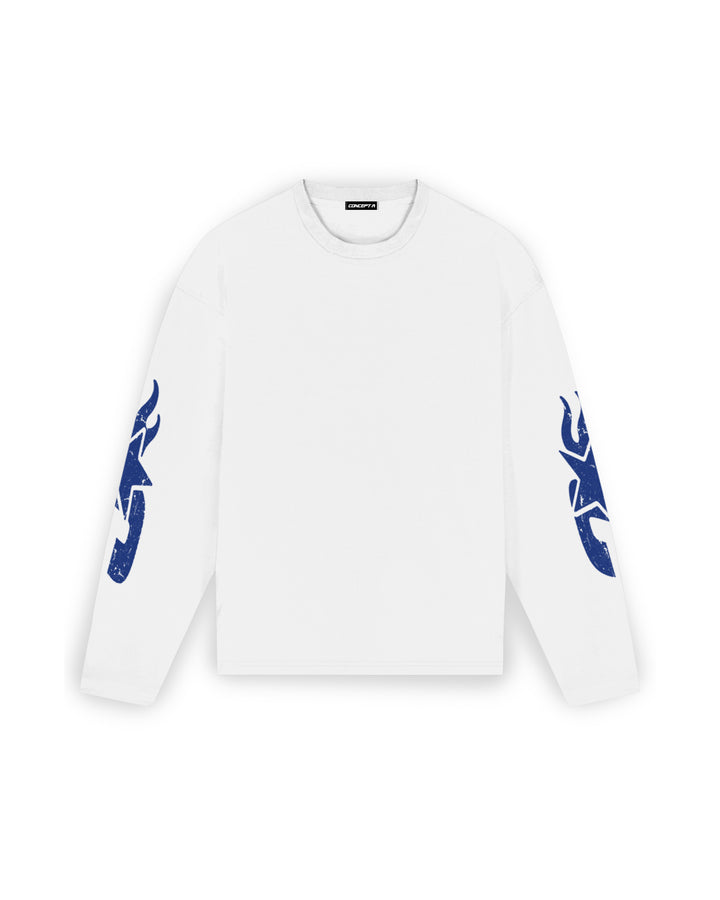 CONCEPT R - BORN TO INSPIRE LONGSLEEVE - WHITE/BLUE