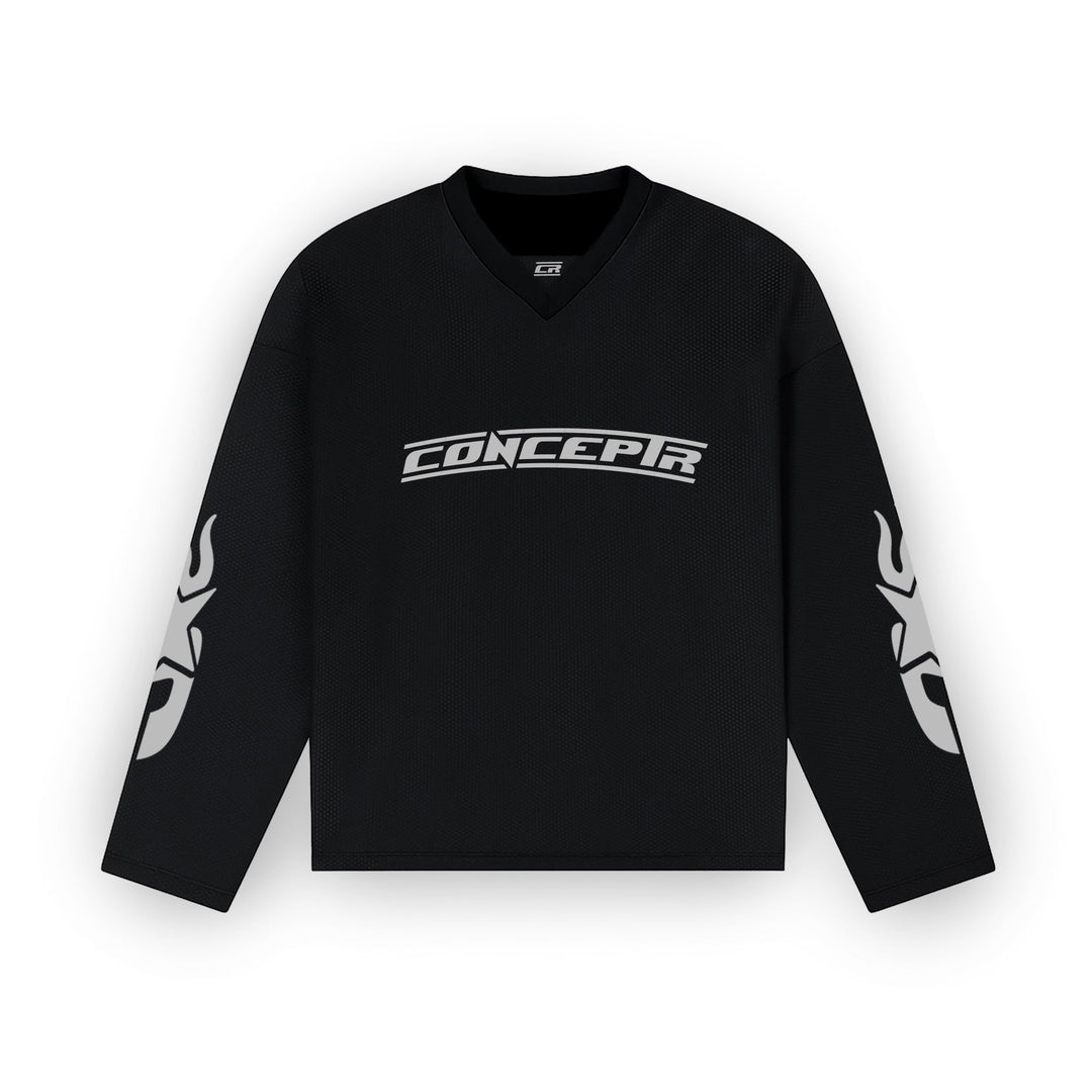 CONCEPT R - GAME CHANGER JERSEY - MESH BLACK - REFLECTIVE