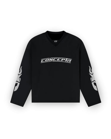 CONCEPT R - GAME CHANGER JERSEY - MESH BLACK - REFLECTIVE
