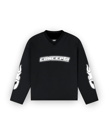 CONCEPT R - GAME CHANGER JERSEY - MESH BLACK - REFLECTIVE