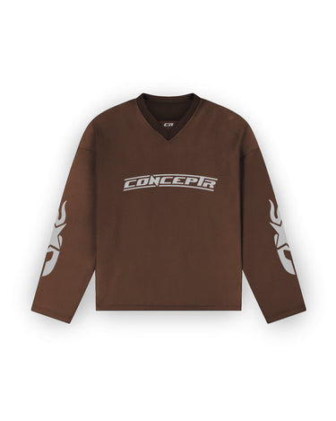 CONCEPT R - GAME CHANGER JERSEY - MESH BROWN - REFLECTIVE