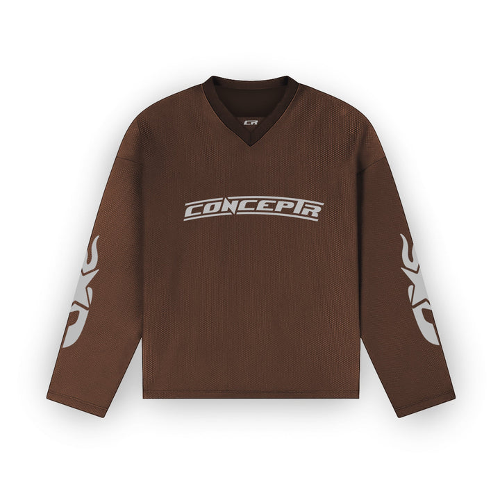 CONCEPT R - GAME CHANGER JERSEY - MESH BROWN - REFLECTIVE