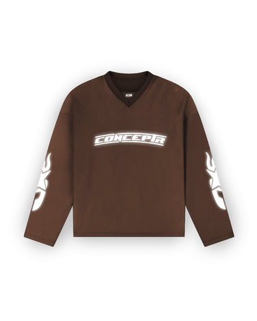CONCEPT R - GAME CHANGER JERSEY - MESH BROWN - REFLECTIVE