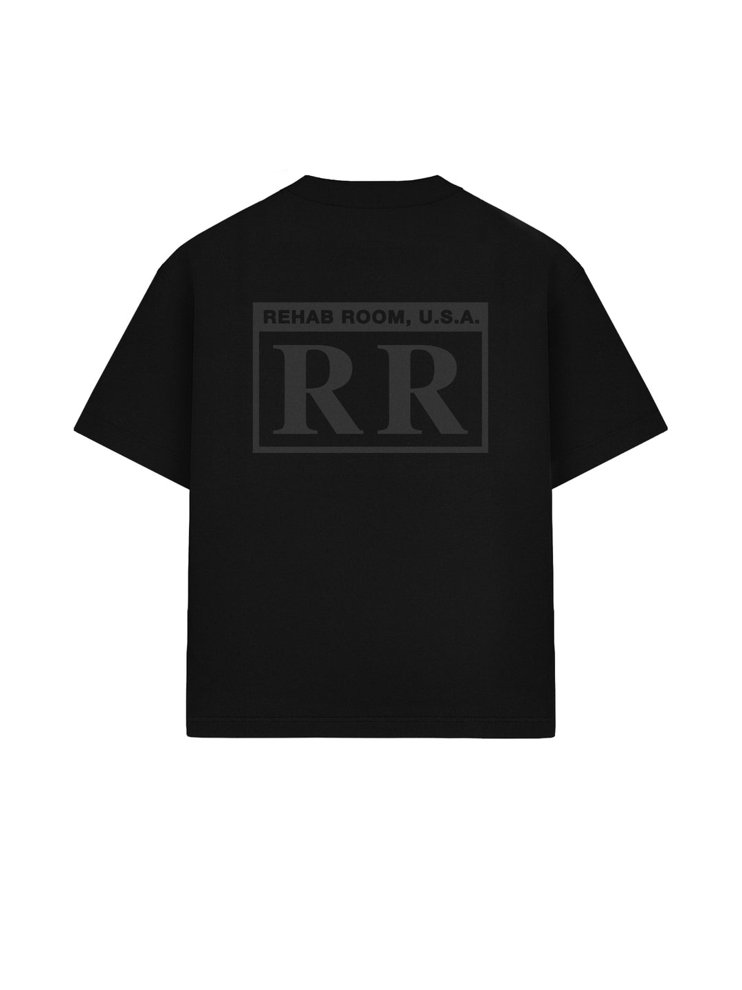 REHAB ROOM - RATED-R TEE - BLACK
