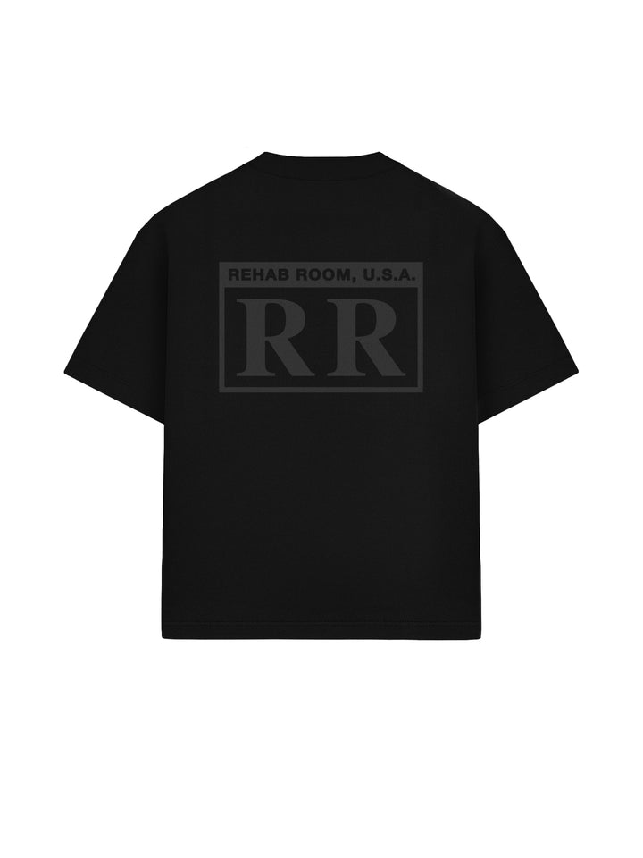 REHAB ROOM - RATED-R TEE - BLACK