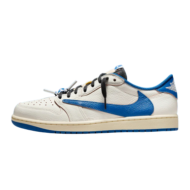 JORDAN 1 RETRO OG SP LOW FRAGMENT X TRAVIS SCOTT SAIL/MILITARY BLUE