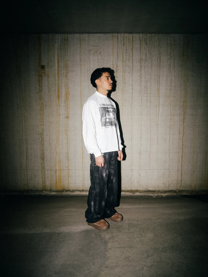 LORD CULTURE - COATED DENIM - BLACK